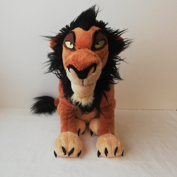 Disney Store Scar 14" The Lion King Stuffed Toy Animal Plush - Picture 1 of 10